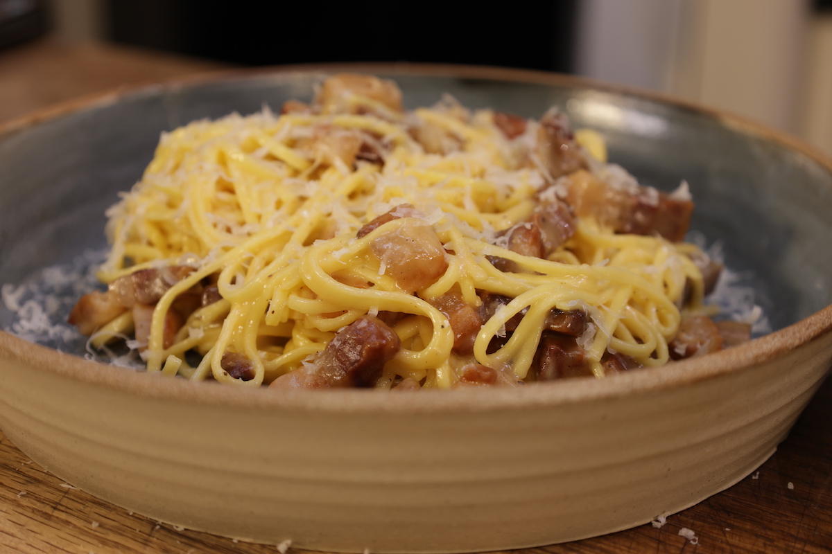 spaghetti carbonara james martin