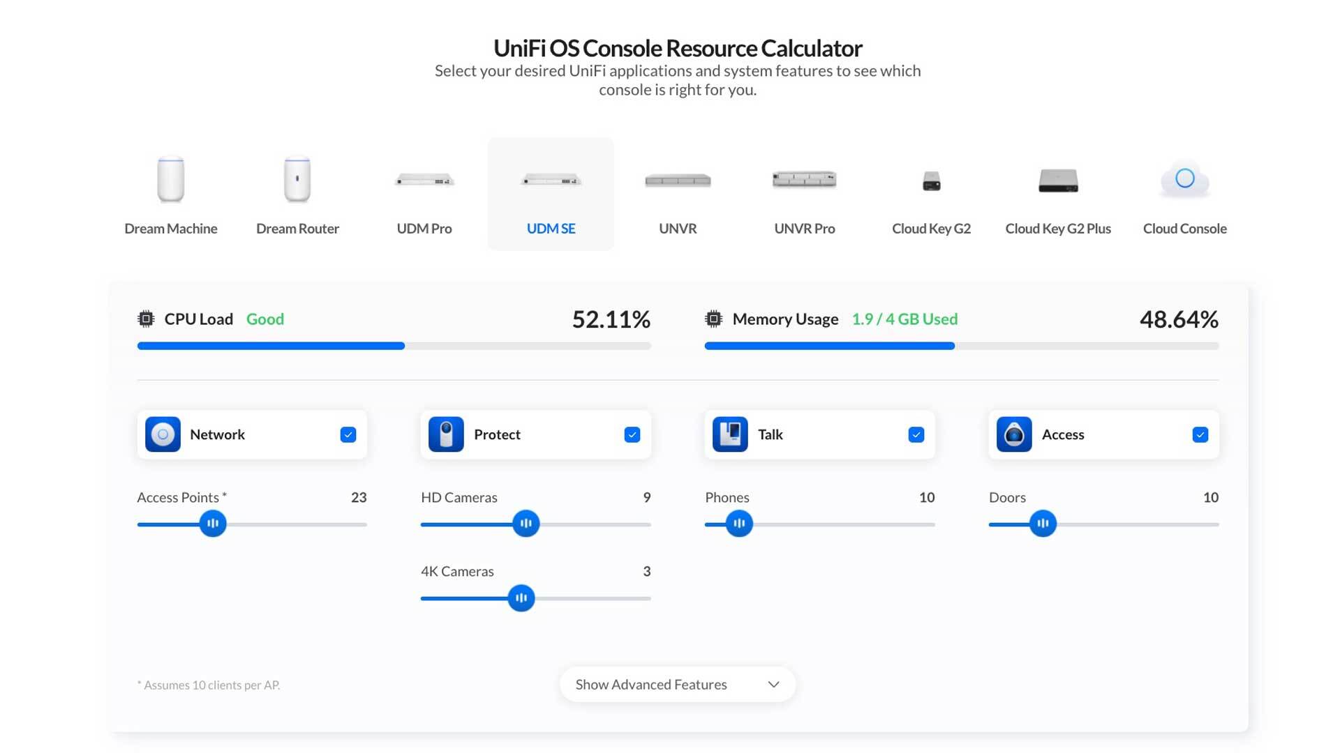 unifi console