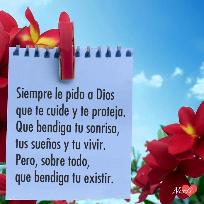 que dios te proteja siempre