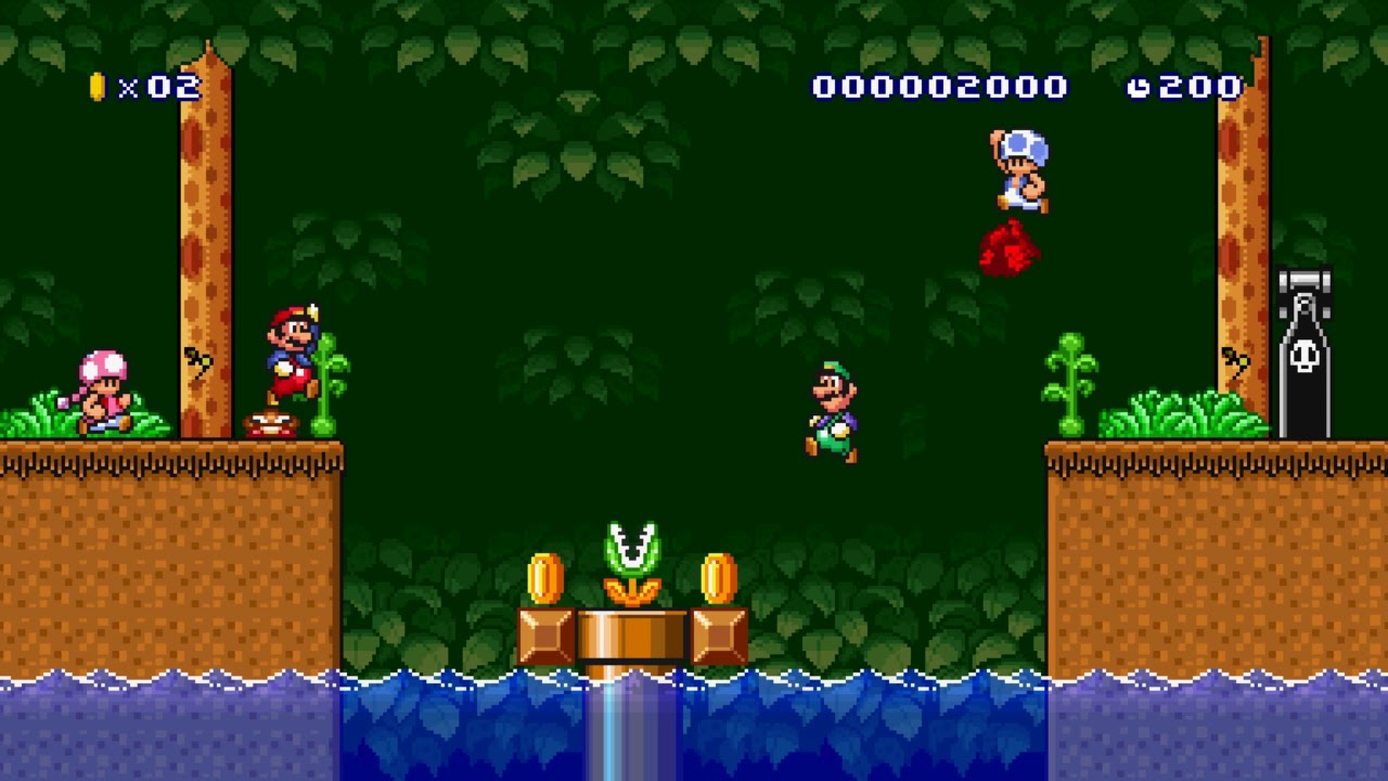 mario maker 2 forest theme