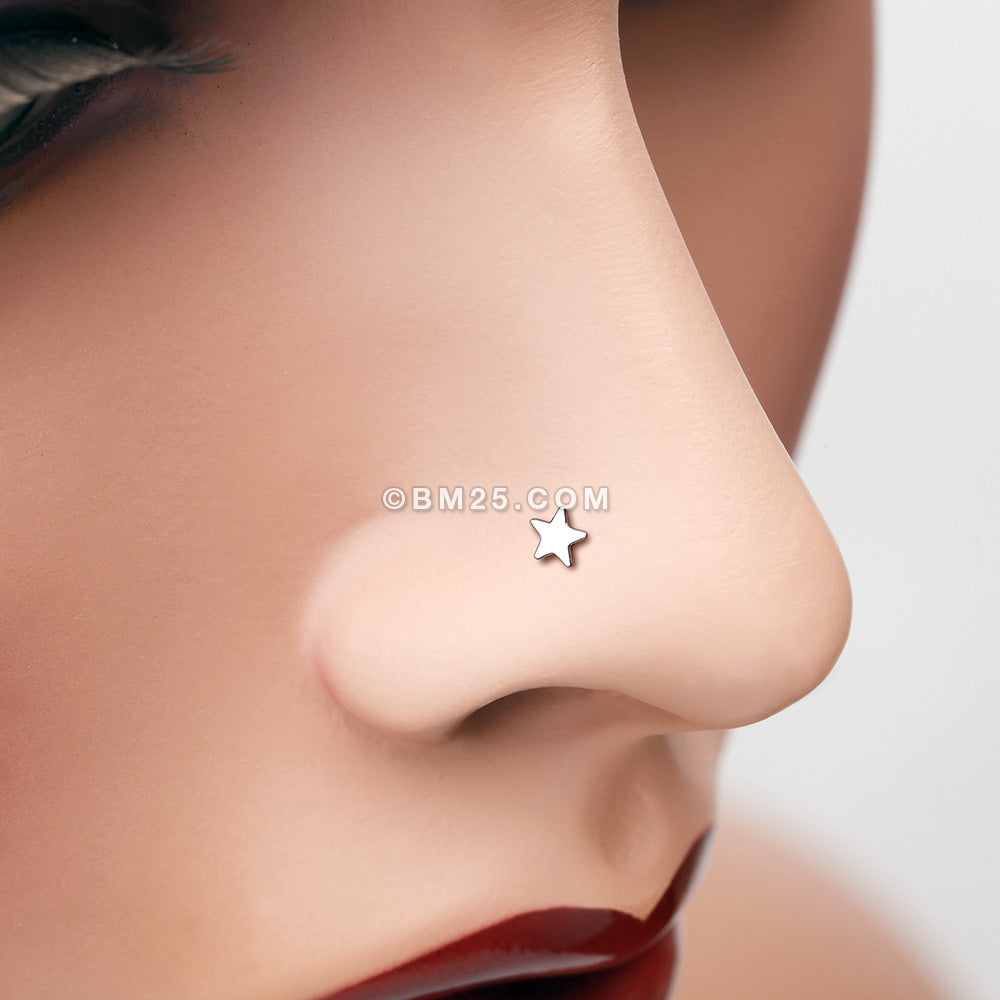 nose piercing star