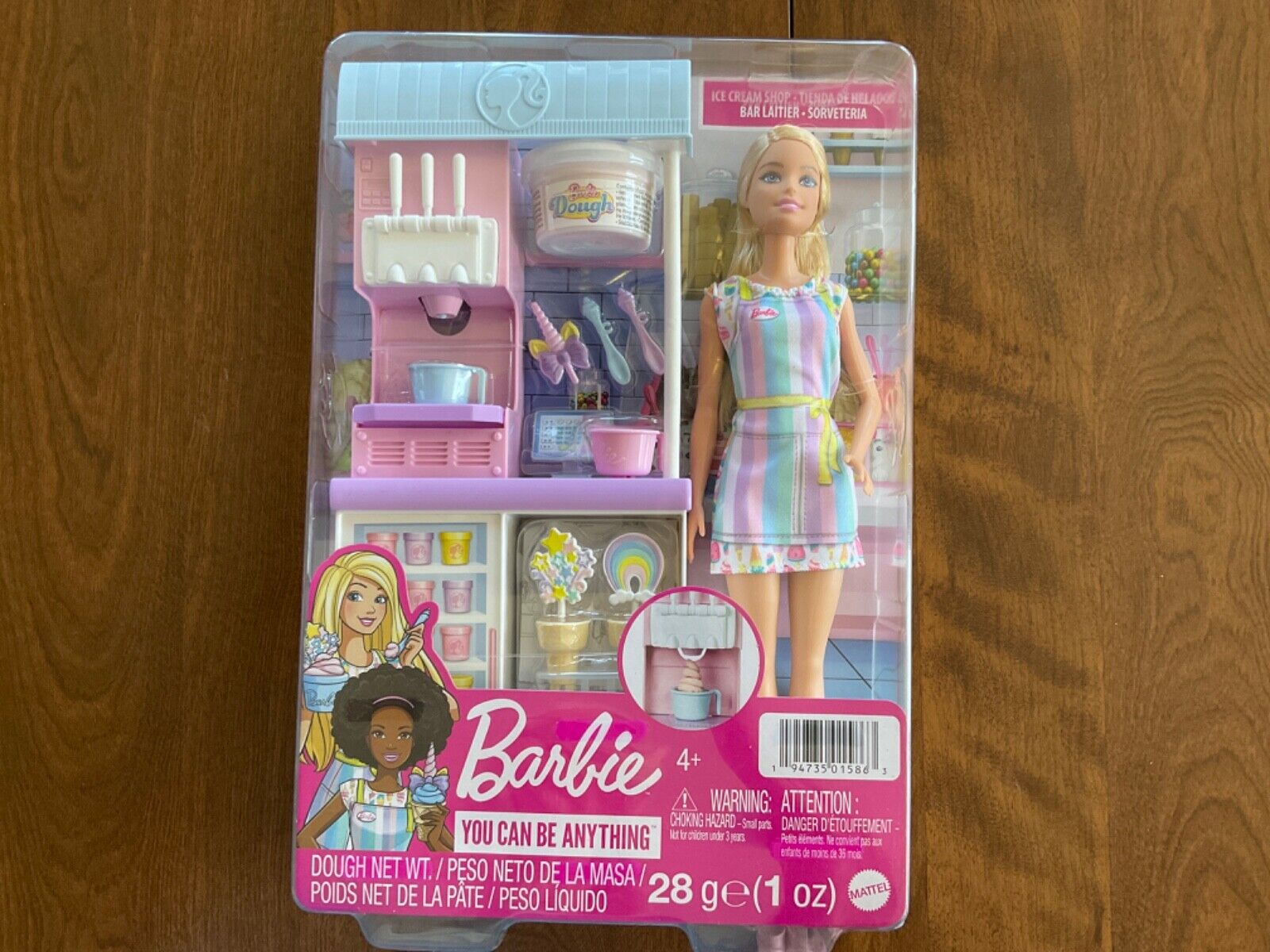 barbie doll ice cream