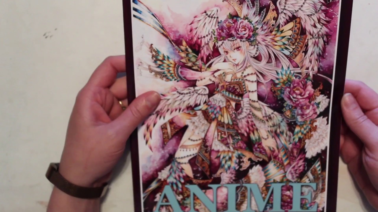 anime colouring book