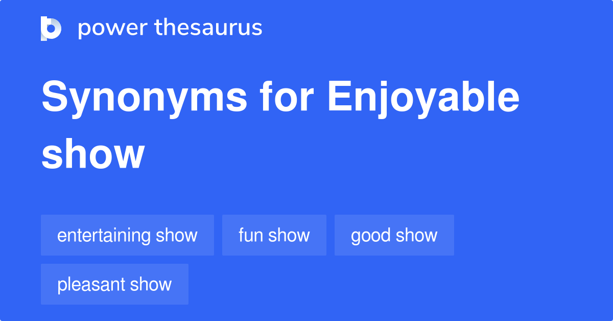 synonym for enjoyable