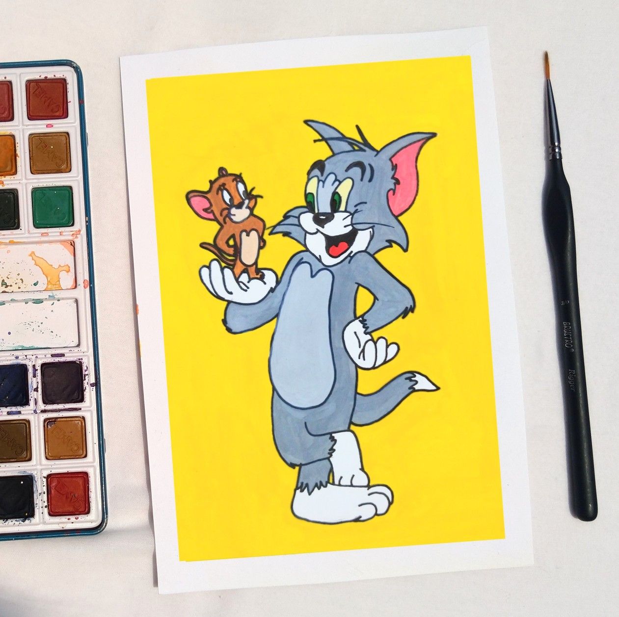 tom and jerry painting