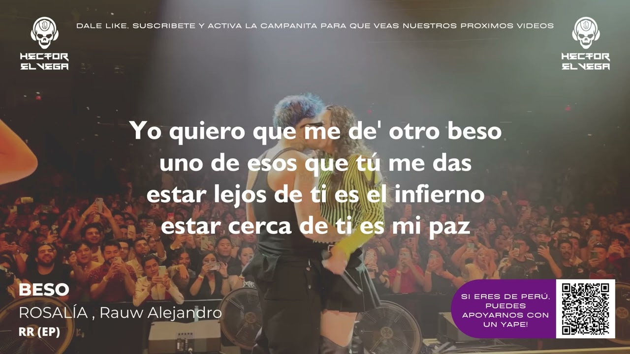 beso rauw alejandro y rosalia letra