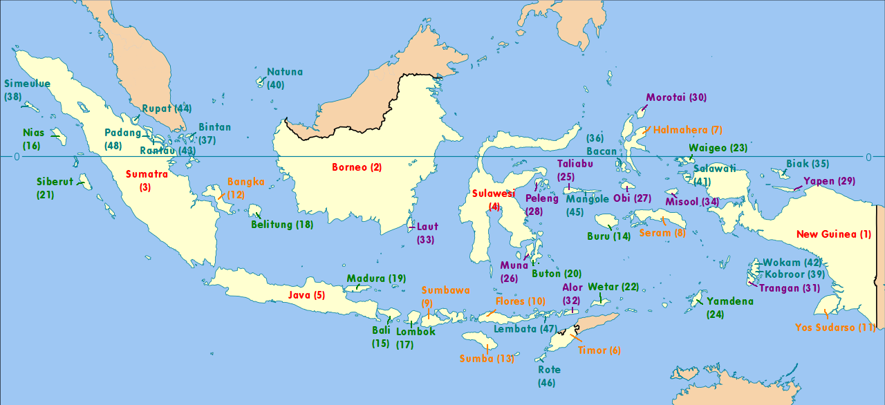 largest wholly indonesian island