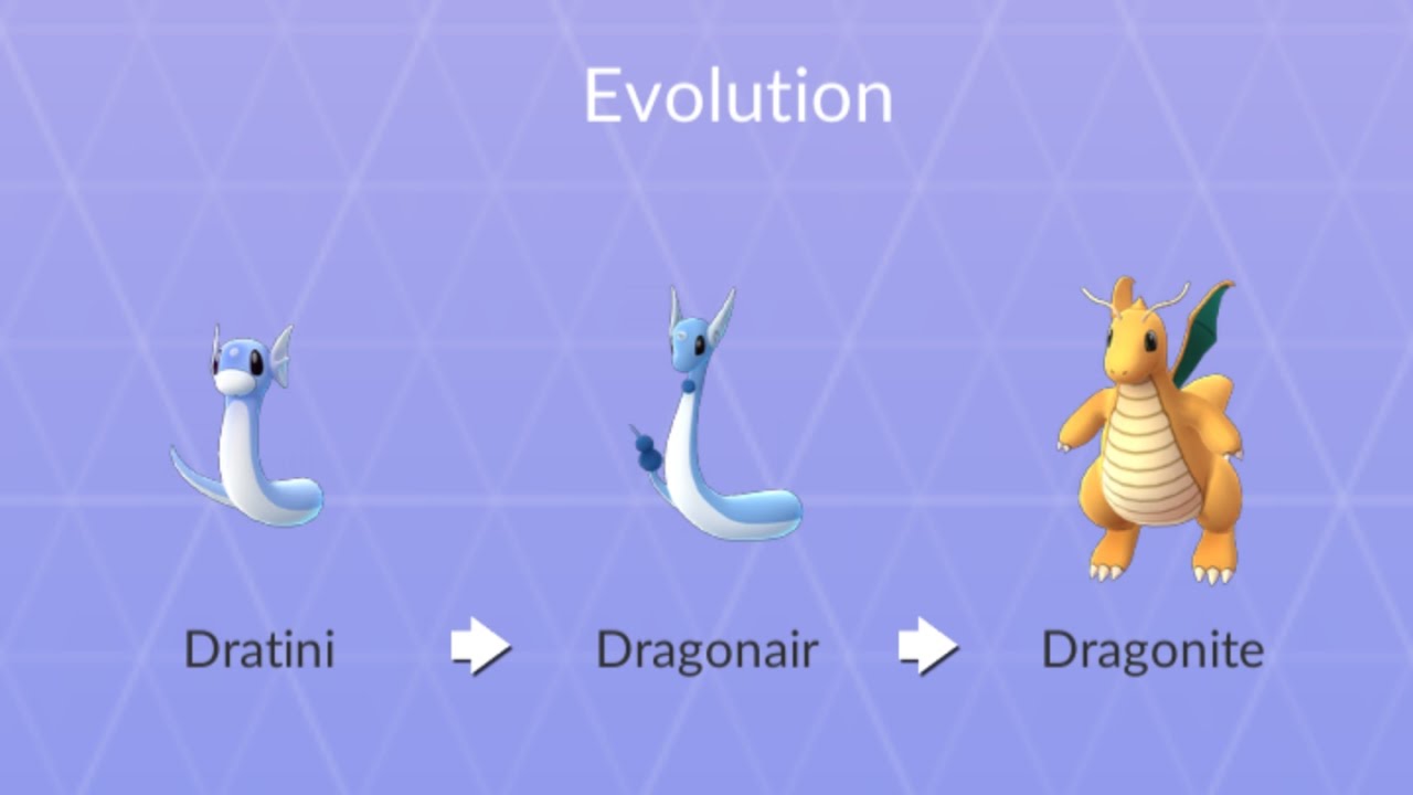 dragonite evolution chart