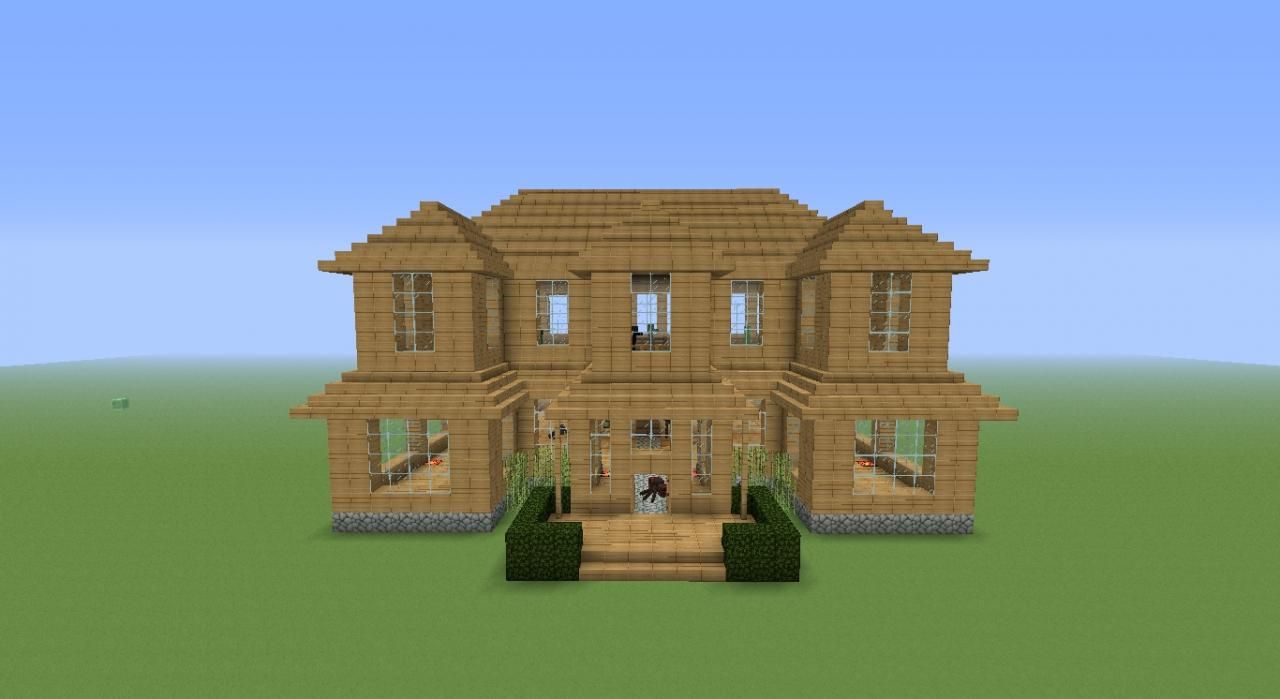 easy minecraft mansion