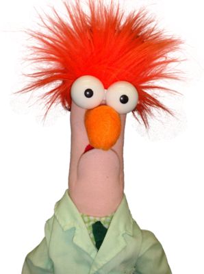 puppet with orange hair