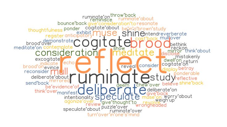 reflective synonyms