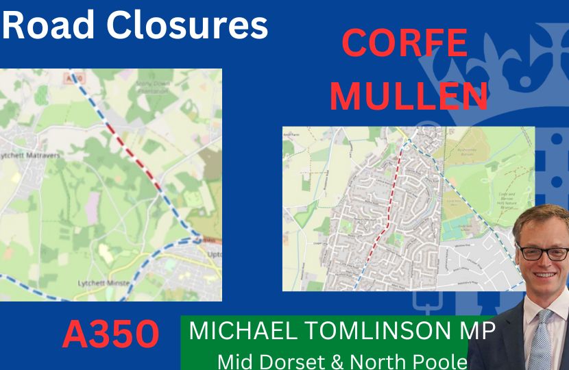 road closures in poole dorset