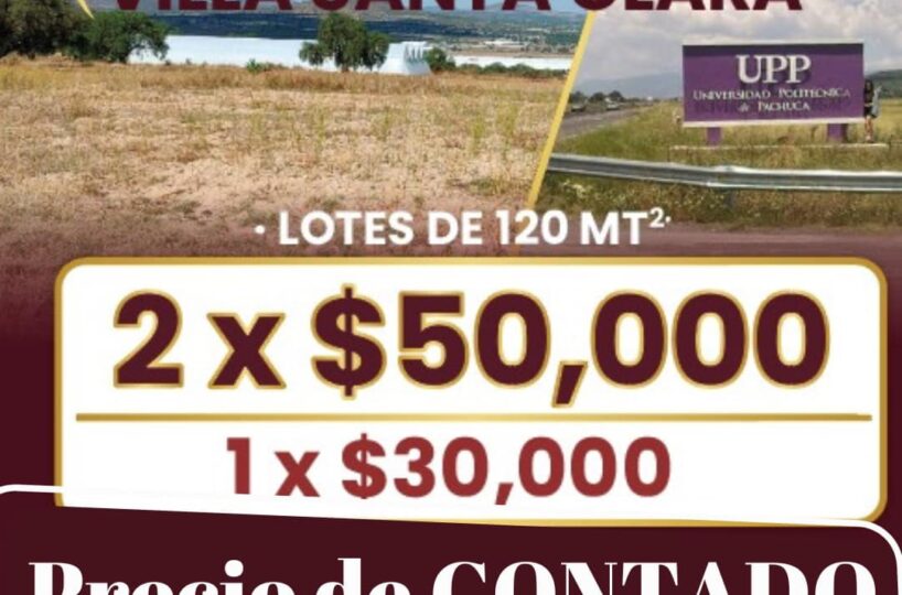 terrenos de 50 mil pesos en pachuca