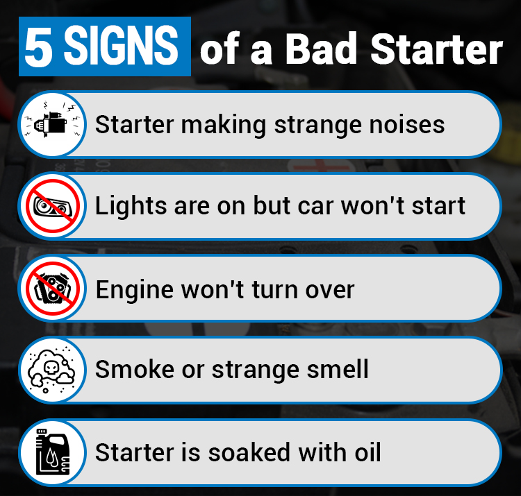 signs of dead battery vs starter