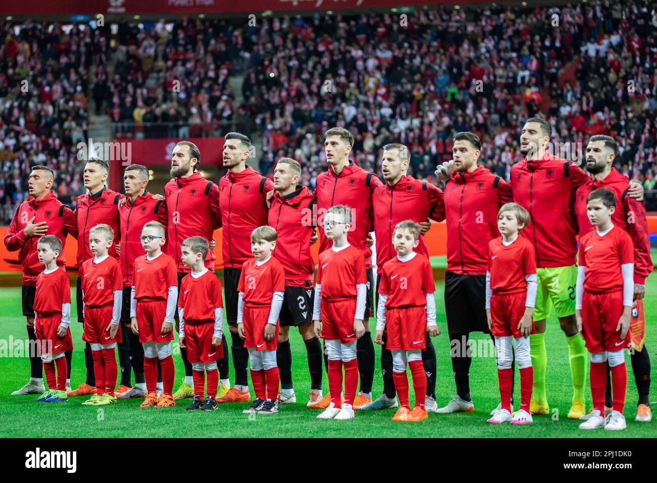 albania national football team vs poland national football team lineups