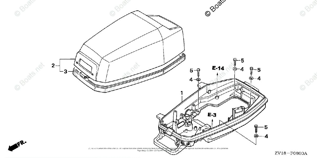 boat net honda parts