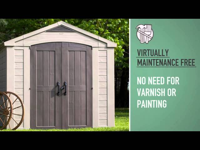 8x8 keter storage shed