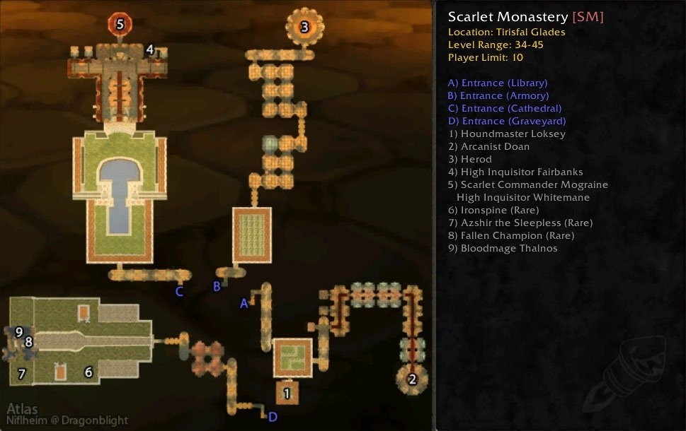 scarlet monastery quests