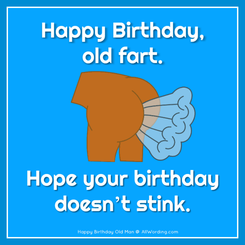 funny birthday messages for men