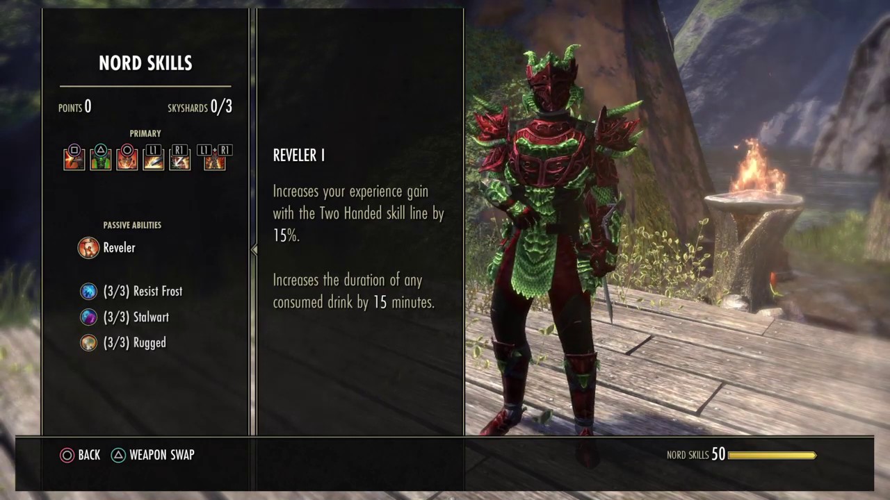 elder scrolls online dragonknight tank build