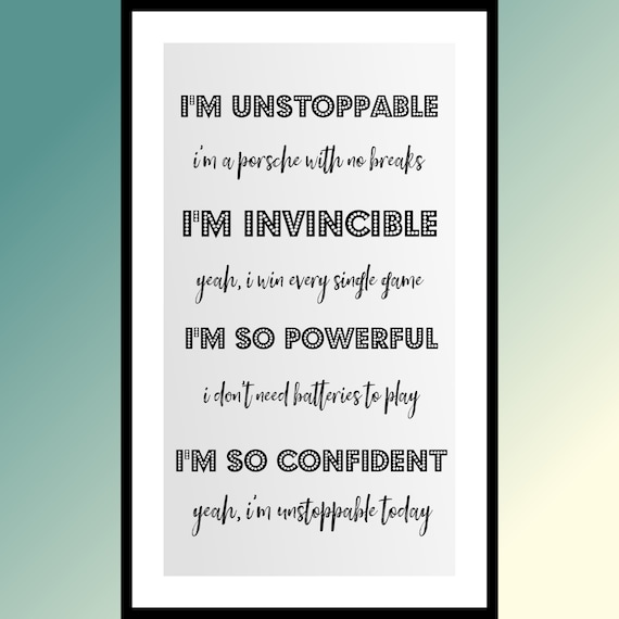 i m unstoppable lyrics