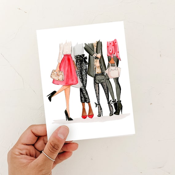 fashionable card is appropriate