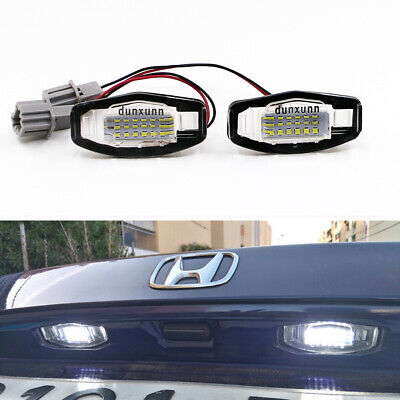 honda civic license plate light