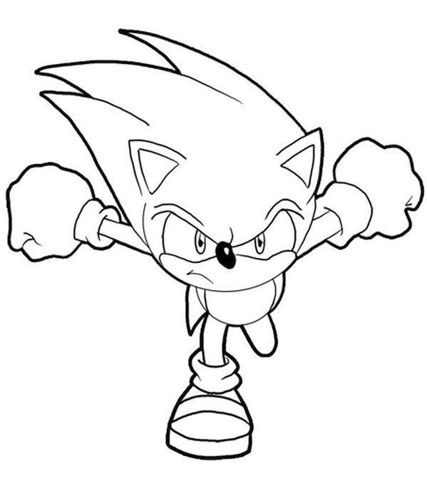 imagenes de sonic para pintar