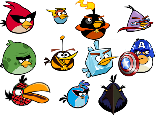 angry birds space characters