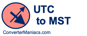 utc to mst converter