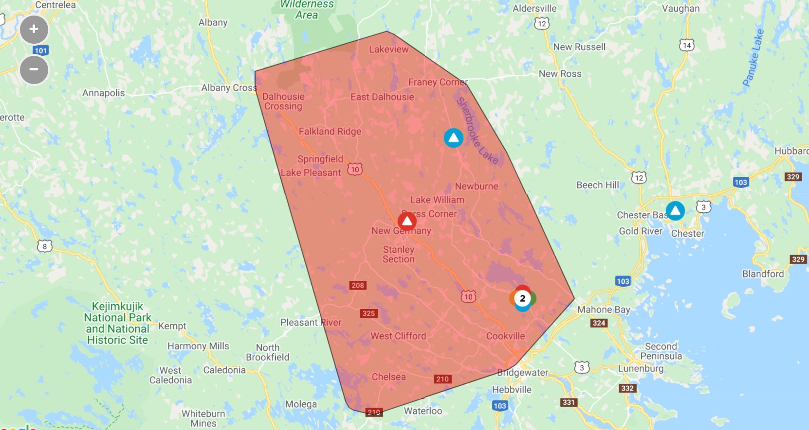 power outage nova scotia