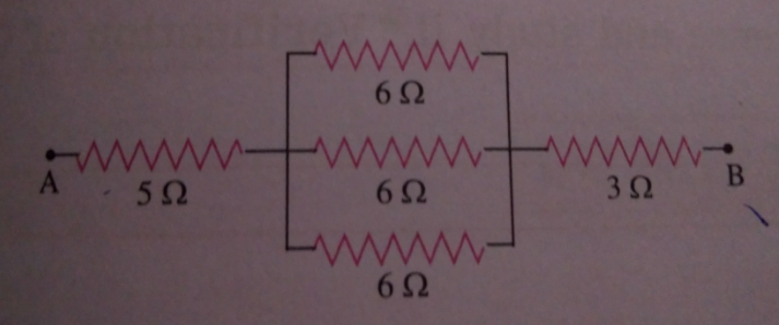 find the effective resistance between a and b