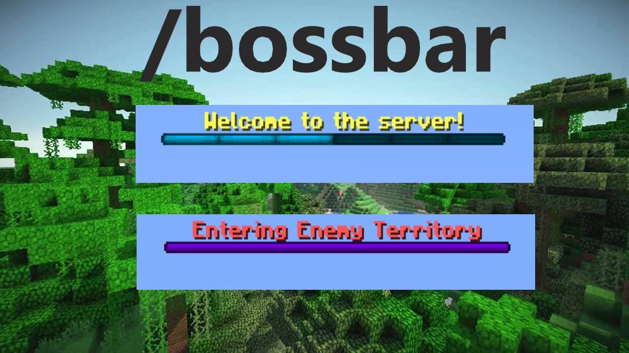 minecraft bossbar command