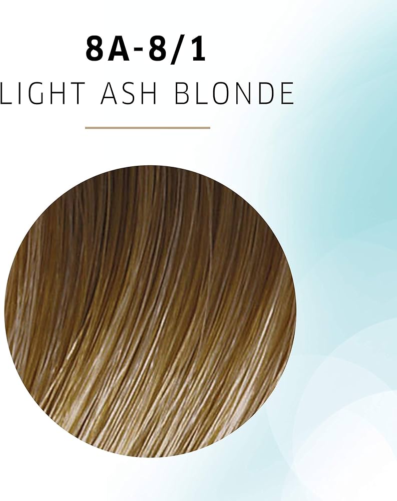 wella 8a light ash blonde