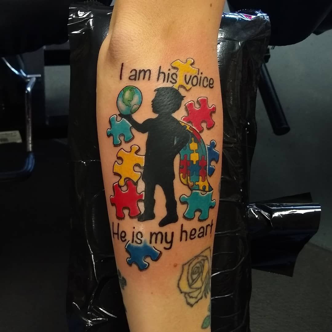 autism tattoo ideas for son