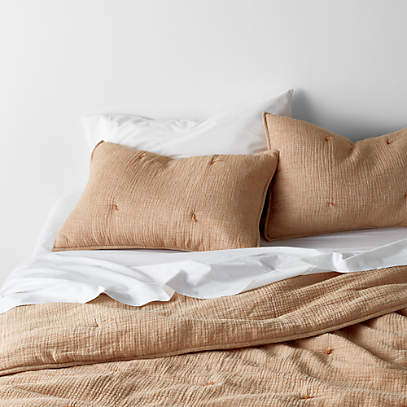 crate and barrel bedspreads