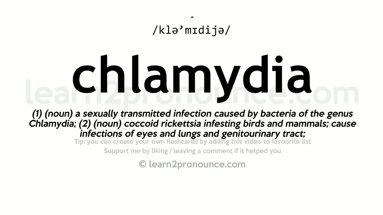 chlamydia pronounce