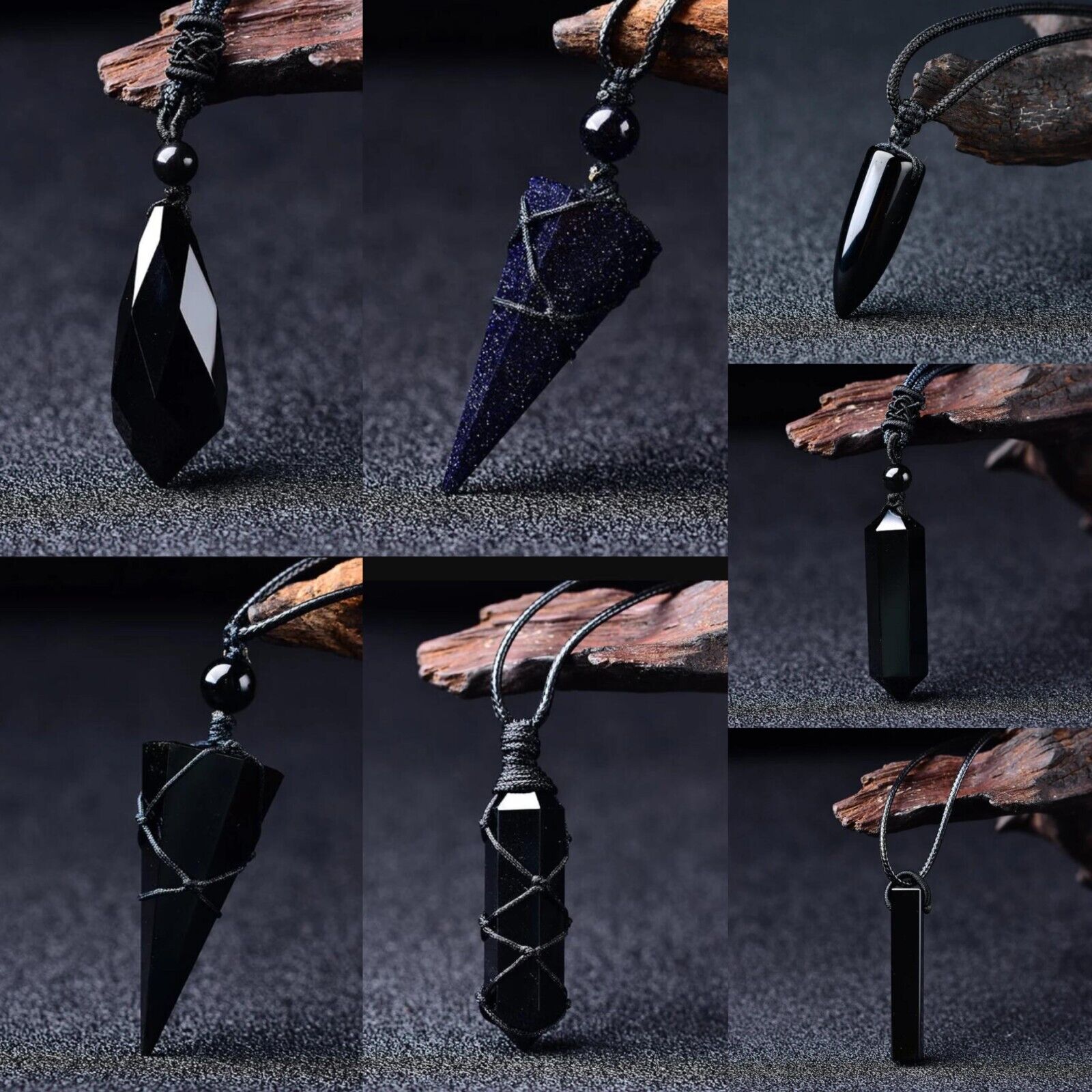 obsidian jewelry for men