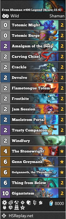 even shaman deck