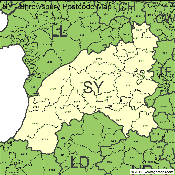 sy postcodes