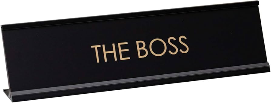 boss nameplate