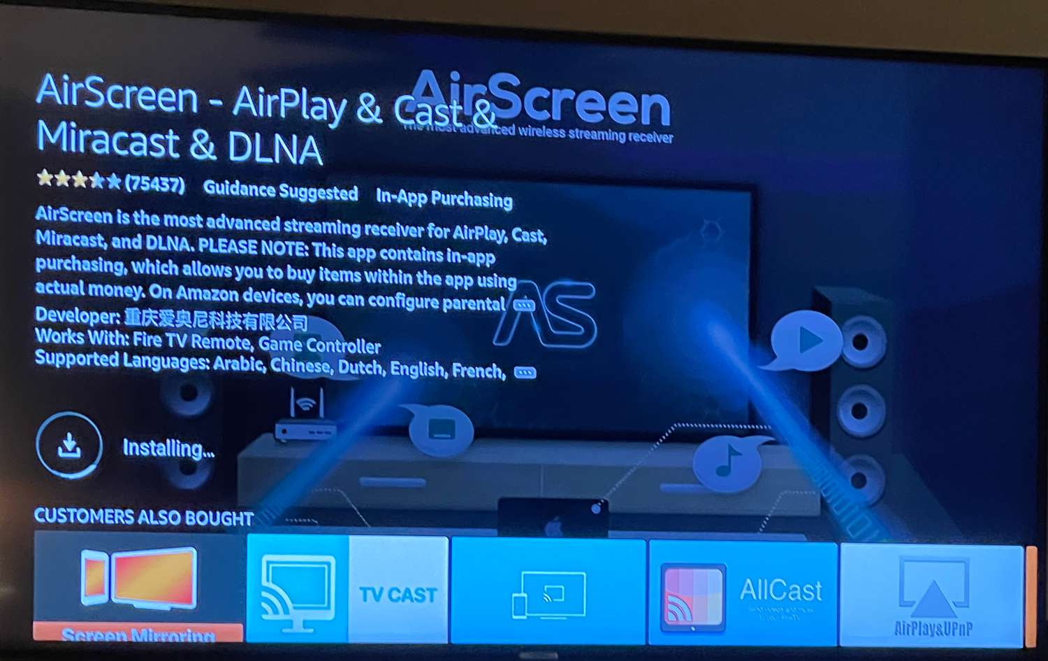 screen mirroring fire tv