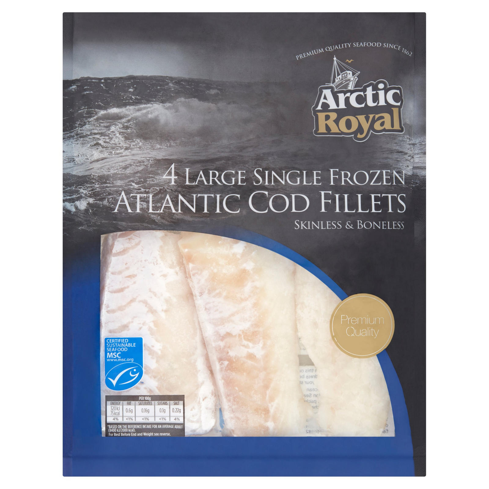 iceland frozen cod fillets