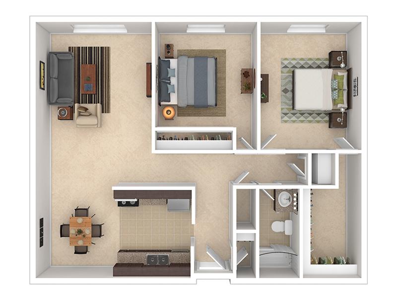 2 bedroom units