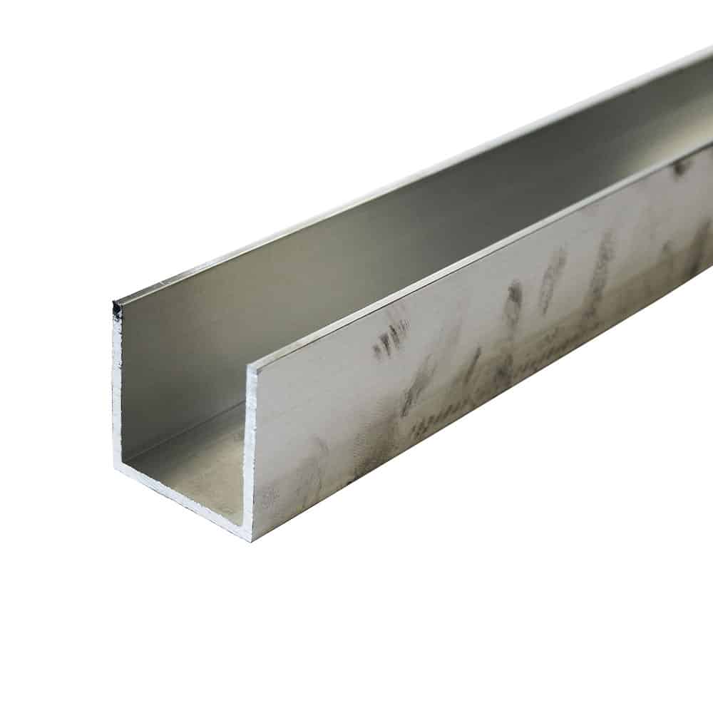 2 inch u channel aluminum