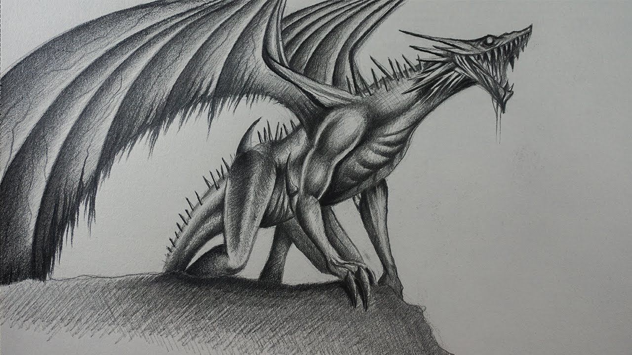 dibujos de dragones realistas