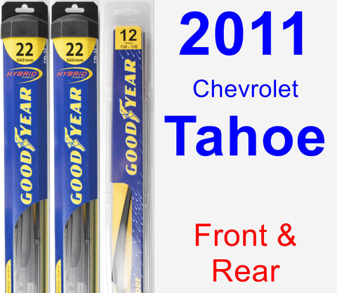 2011 chevy tahoe wiper blade size