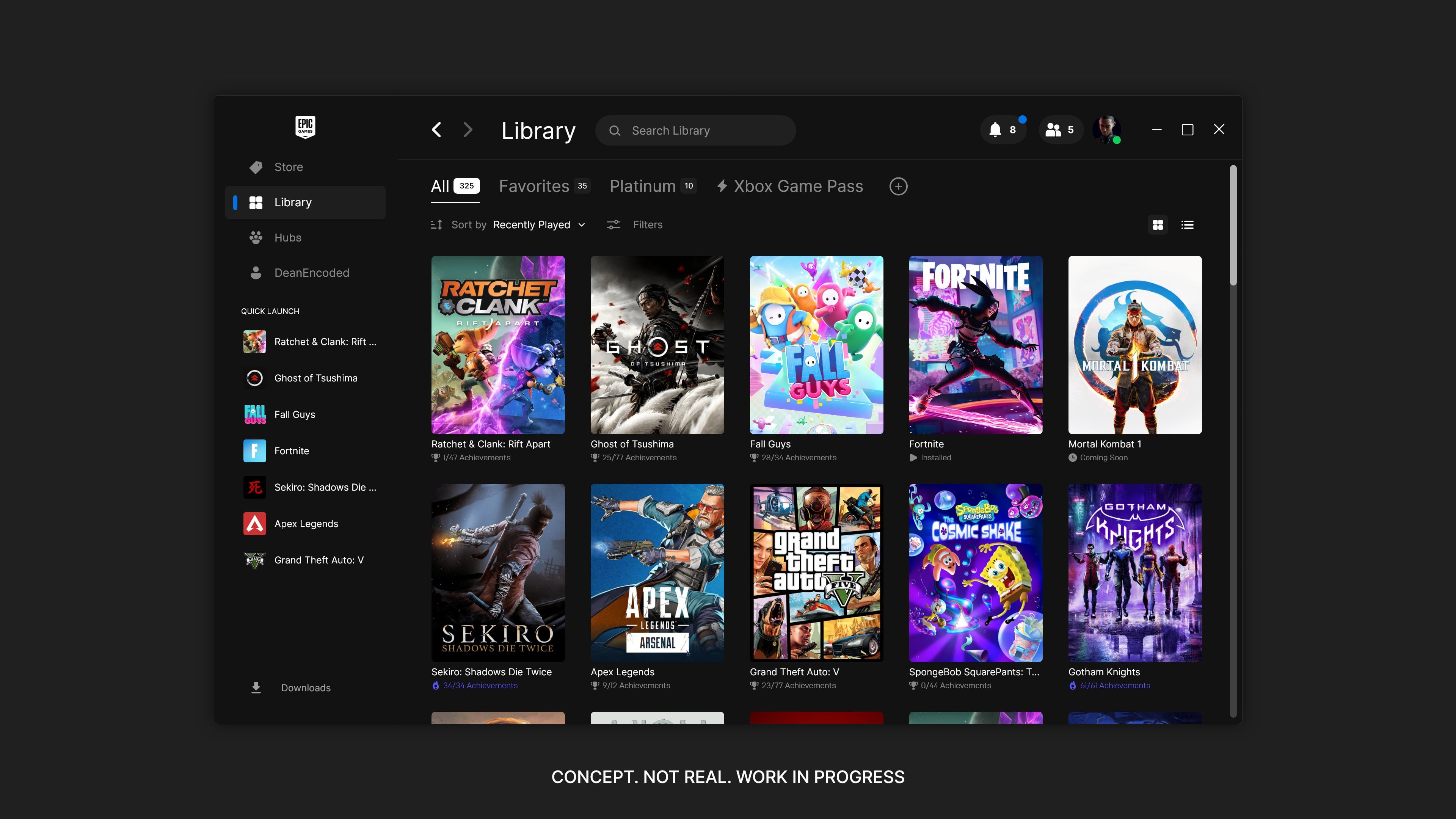 new epic games launcher