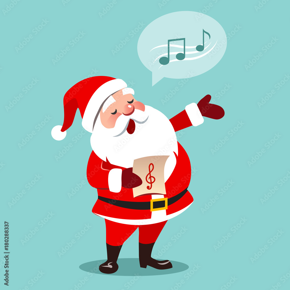 singing santa claus