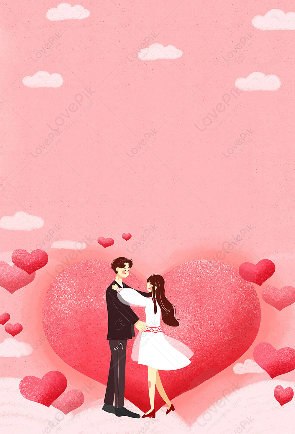 romantic poster background